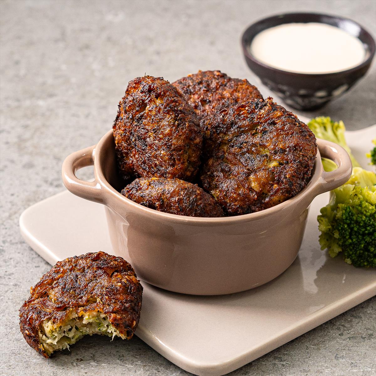 קציצות כרובית וברוקולי 