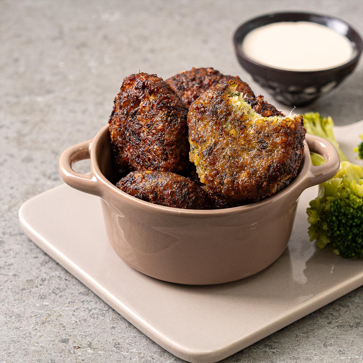 קציצות כרובית וברוקולי 