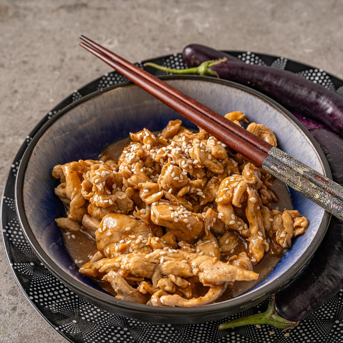 נתחי עוף ברוטב מיסו הדרים 