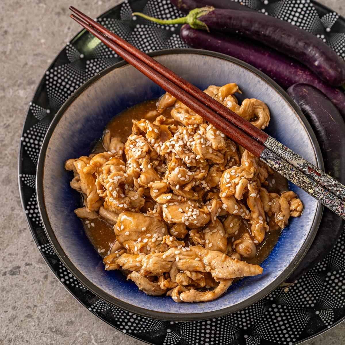 נתחי עוף ברוטב מיסו הדרים 