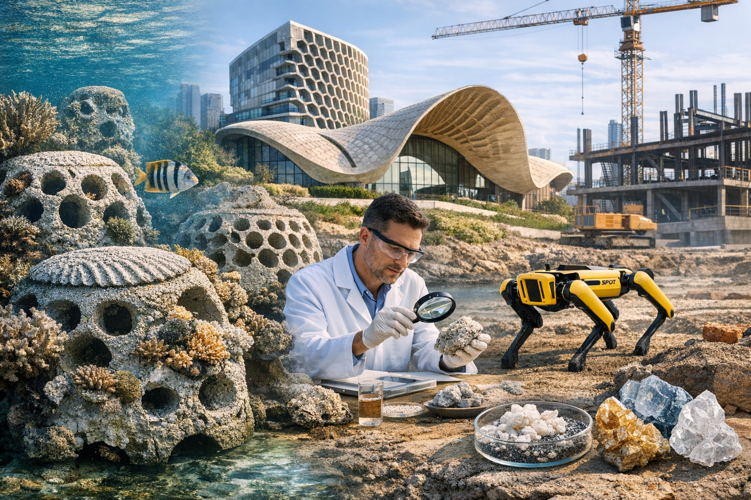 From Nature to the Construction Site: Biomimicry as the Foundation for Future Materials and Design