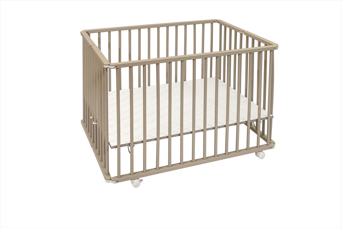 לול מתקפל 3 גבהים עשוי עץ מלא דגם Hugo