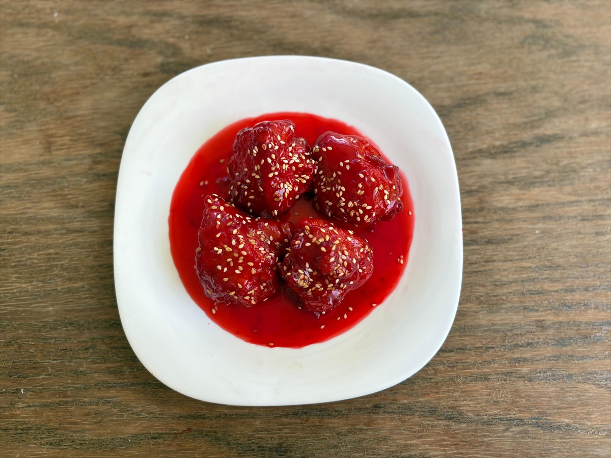 כדורי עוף חמוץ-מתוק