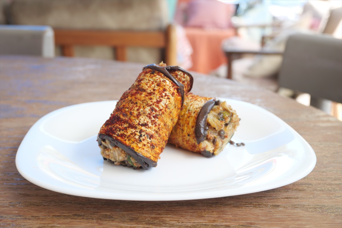 רול חציל טבעוני