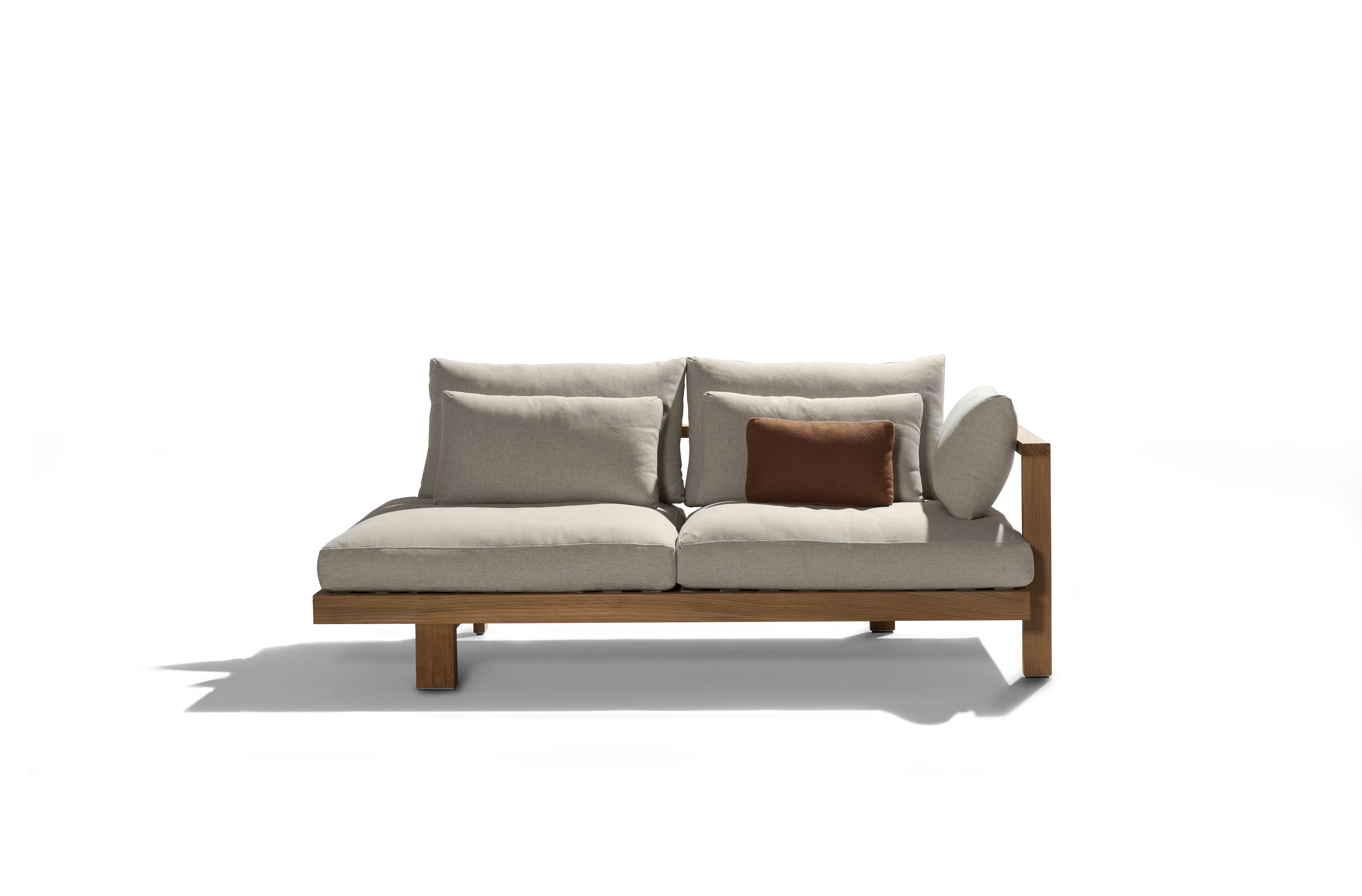 PURE SOFA TEAK 2-Seater sofa