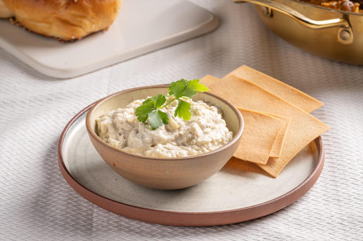 חציל קלוי במיונז