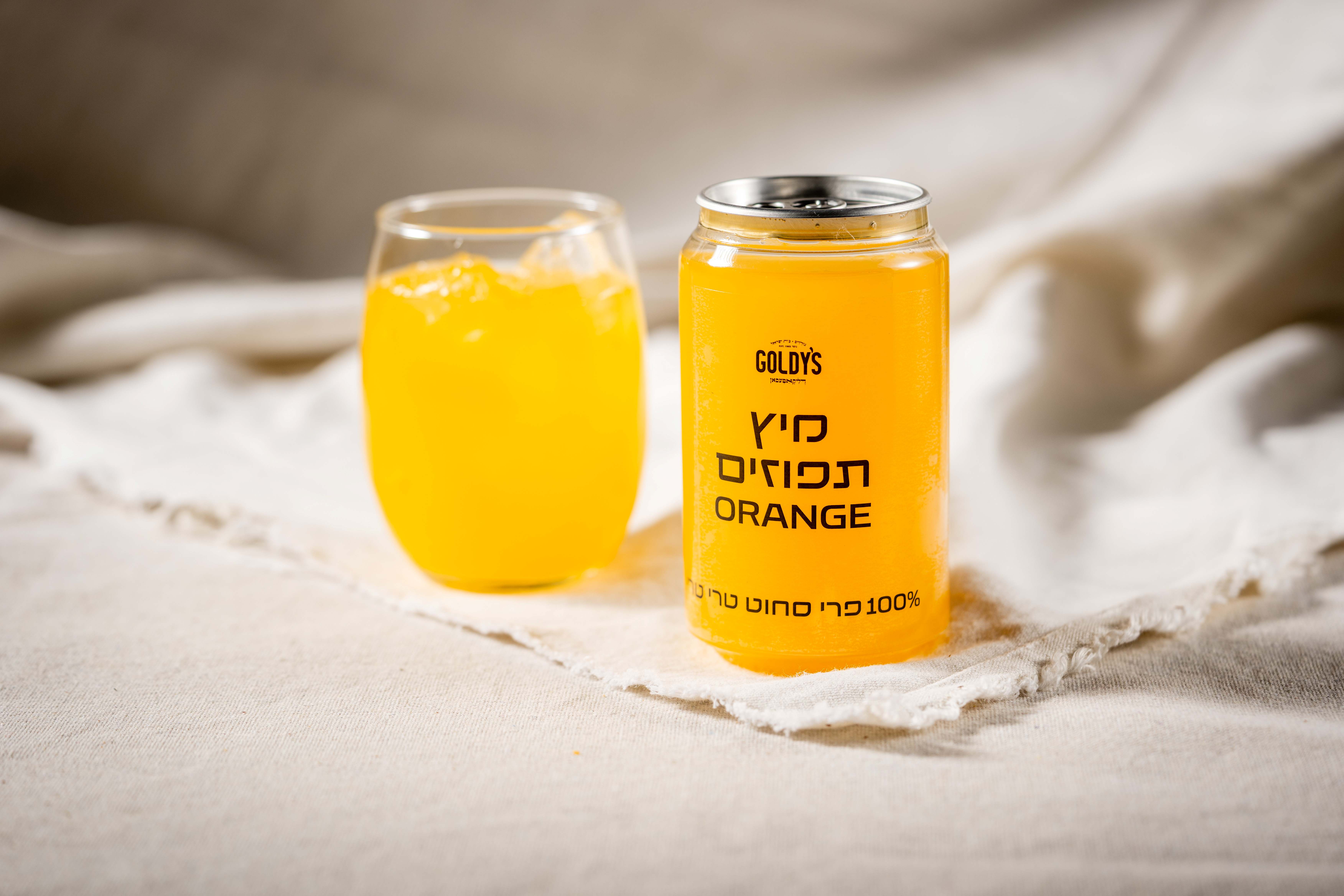 מיץ תפוזים 100% פרי סחוט טרי טרי