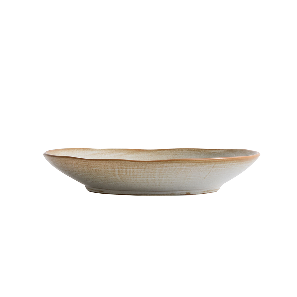 סדרת צלחות קרמיקה WoodFire