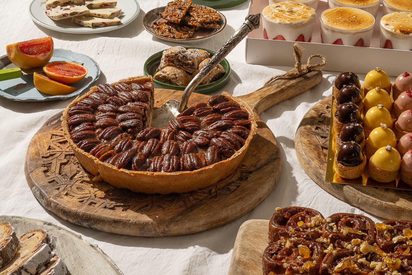 טארט פקאן וקרמל