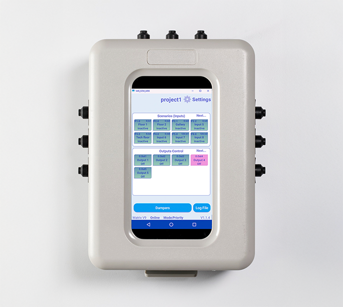 M240 - Matrix רכזת למדפי עשן משתתפים בחירום