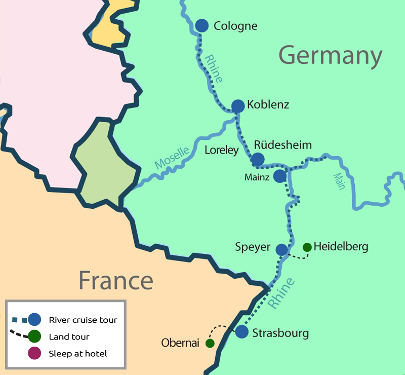 חגיגת כריסמס על הריין – שווקים, אורות ויין חם