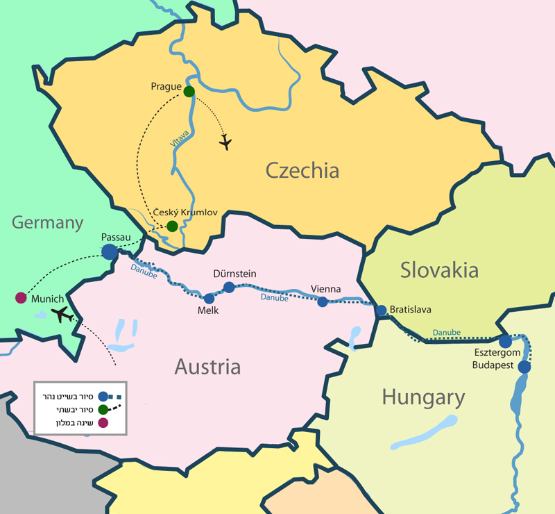 MIAMI-TLV - River Retreat  נופש גימלים מפנק על היפים שבנהרות אירופה