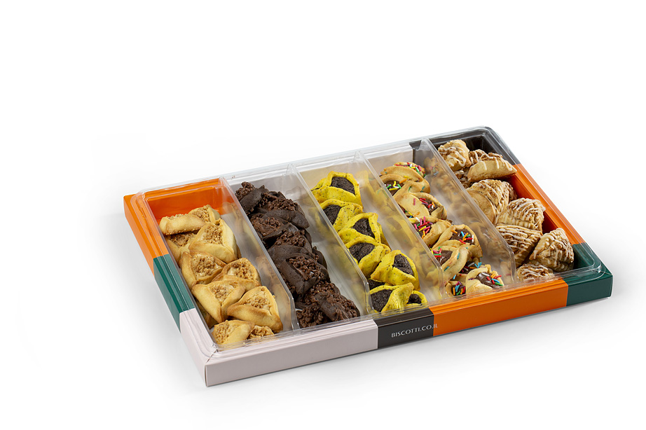 מגש אוזני המן מעורב גדול