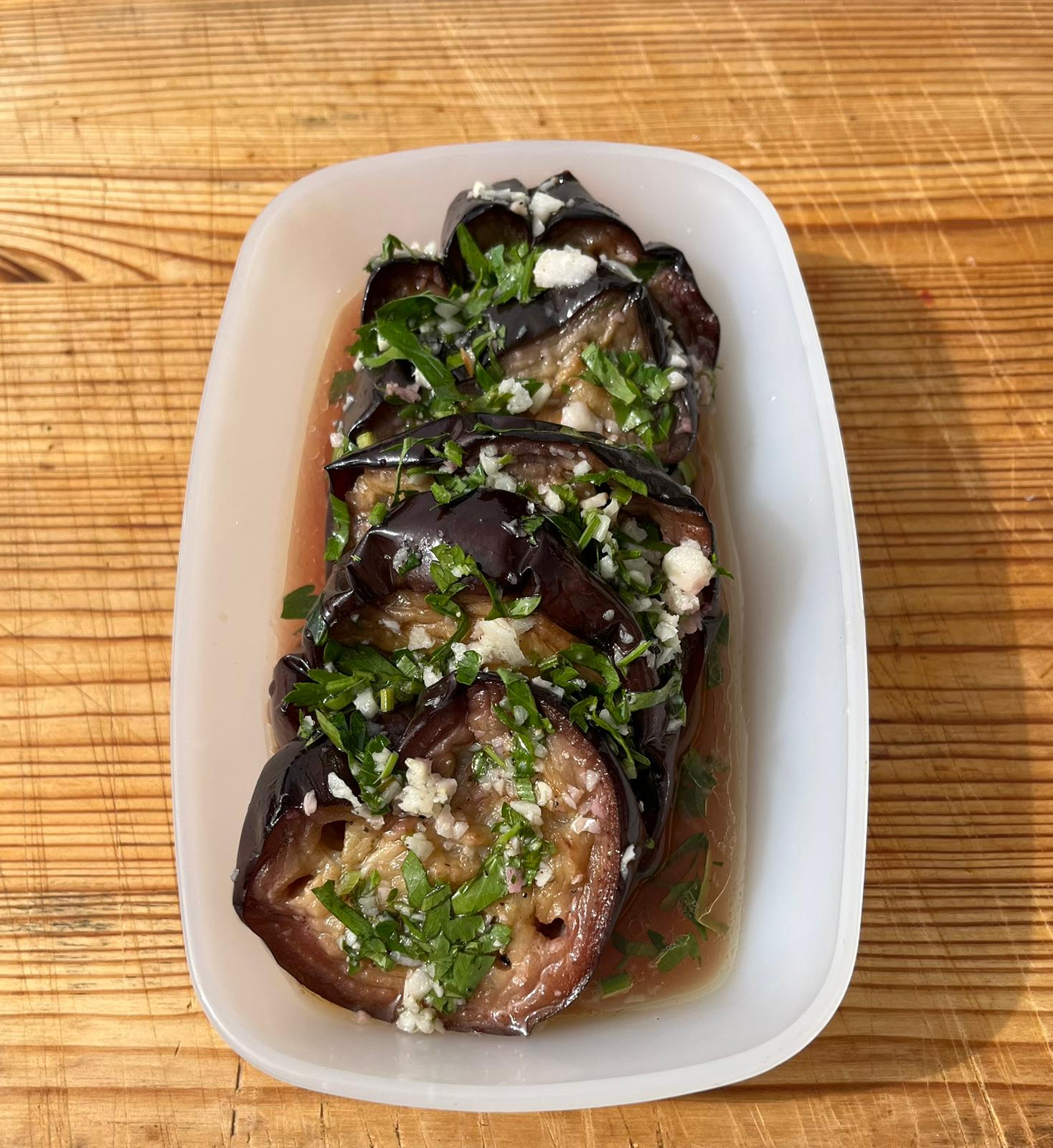 פרוסות חציל במרינדה