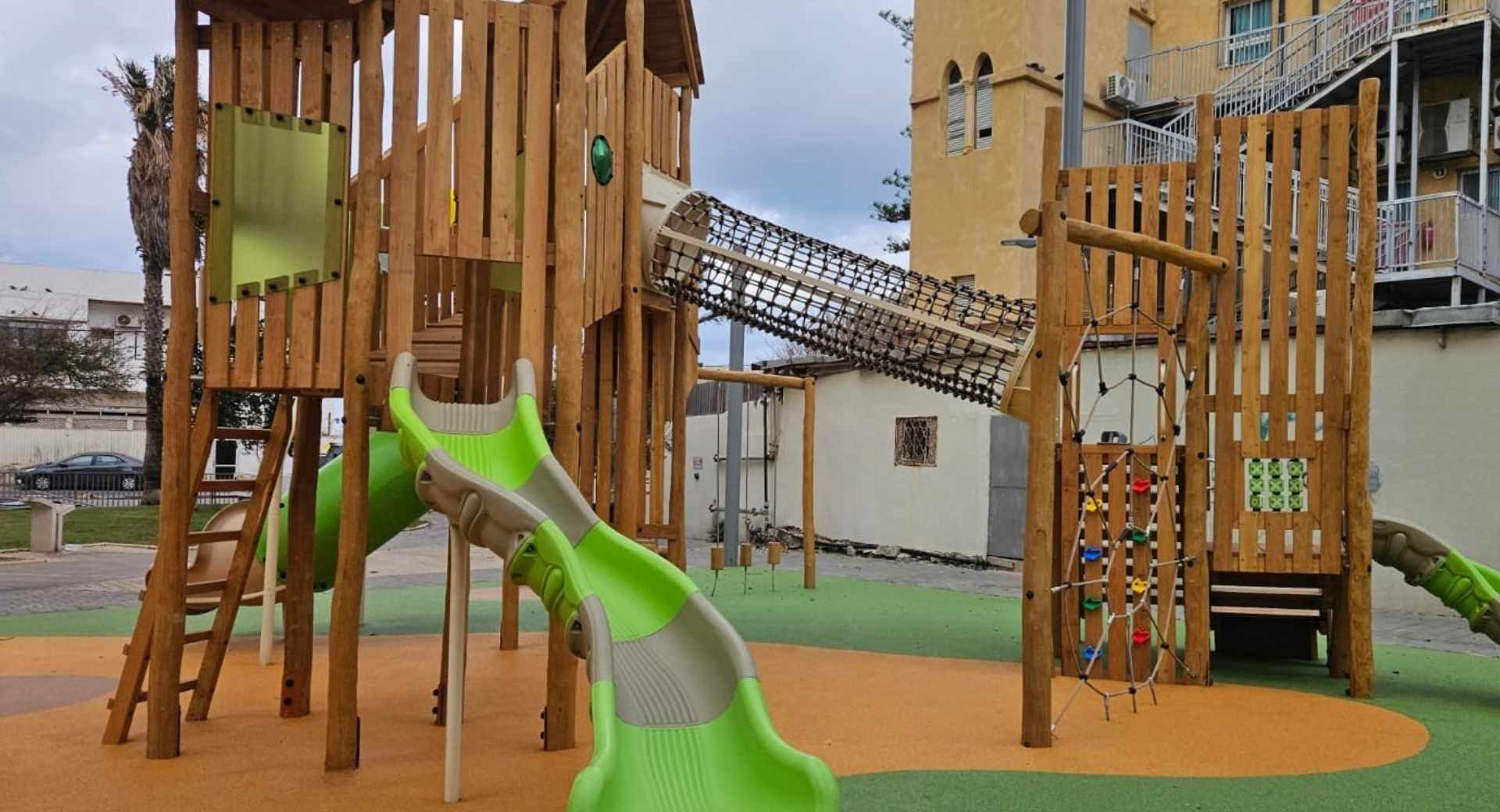 Robinia Wood Playground Project
