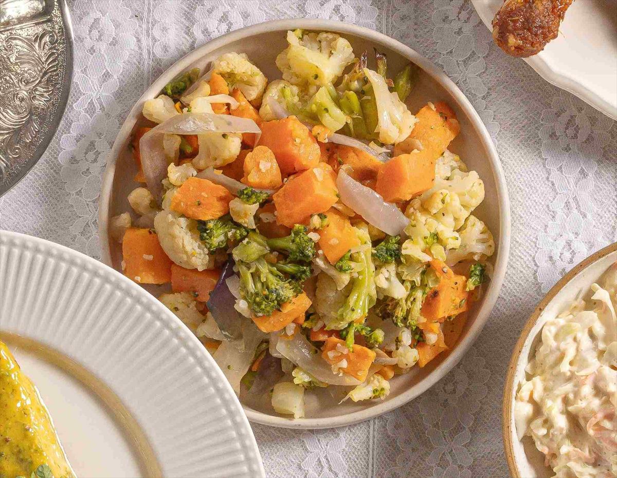 Roasted antipasti vegetables