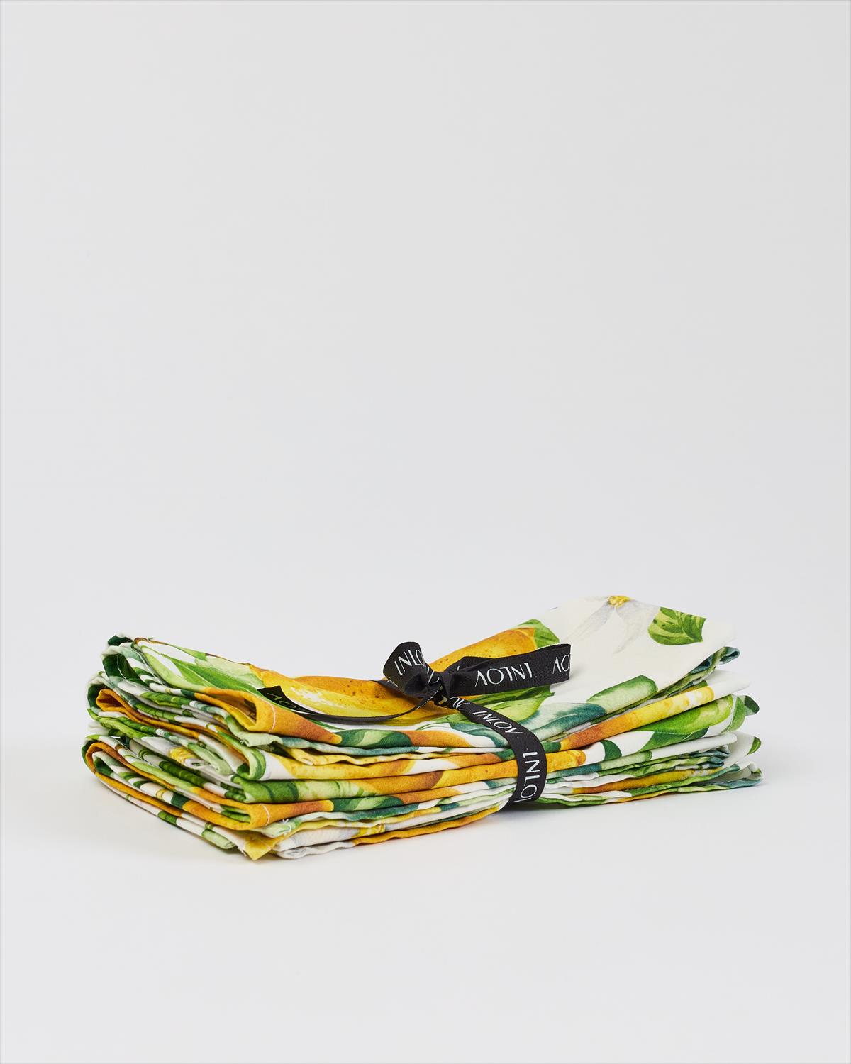 מפית בד מודפס לימונים