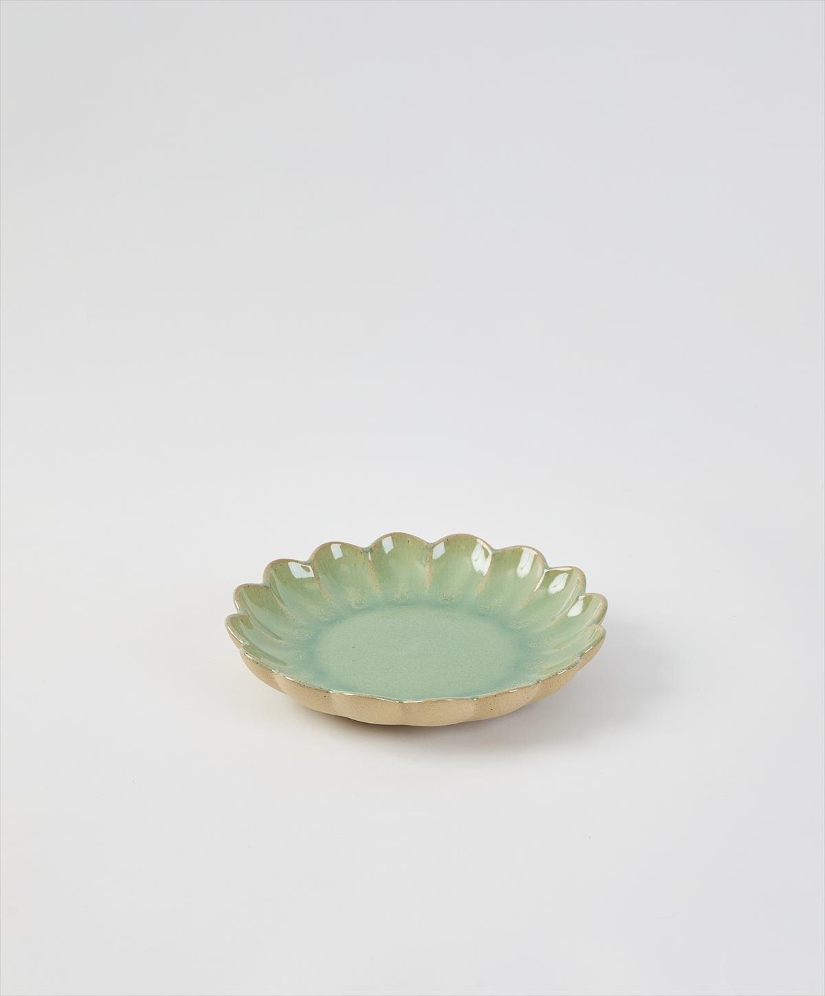 צלחת מרקש ירוקה קטנה