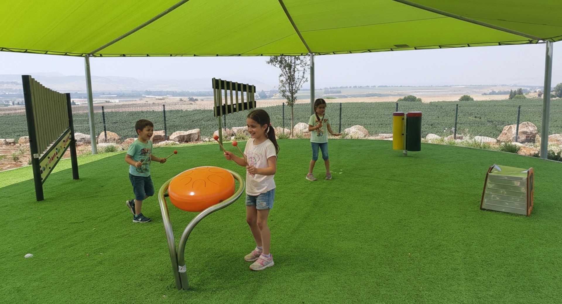 הקמת גן מוזיקלי - טובא זנגריא