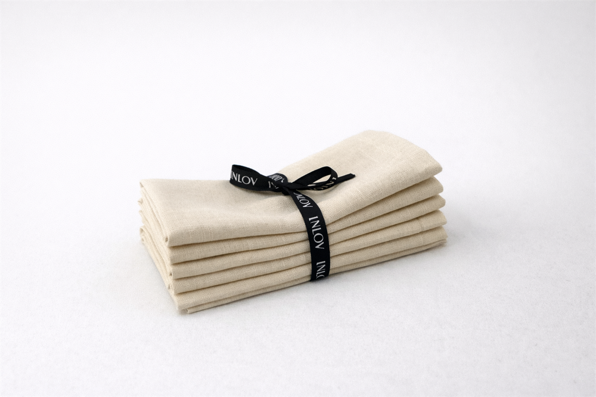 מפית פשתן גוון טבעי