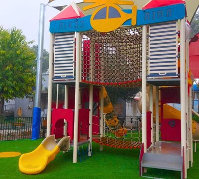 Fire Station Themed Playground Construction