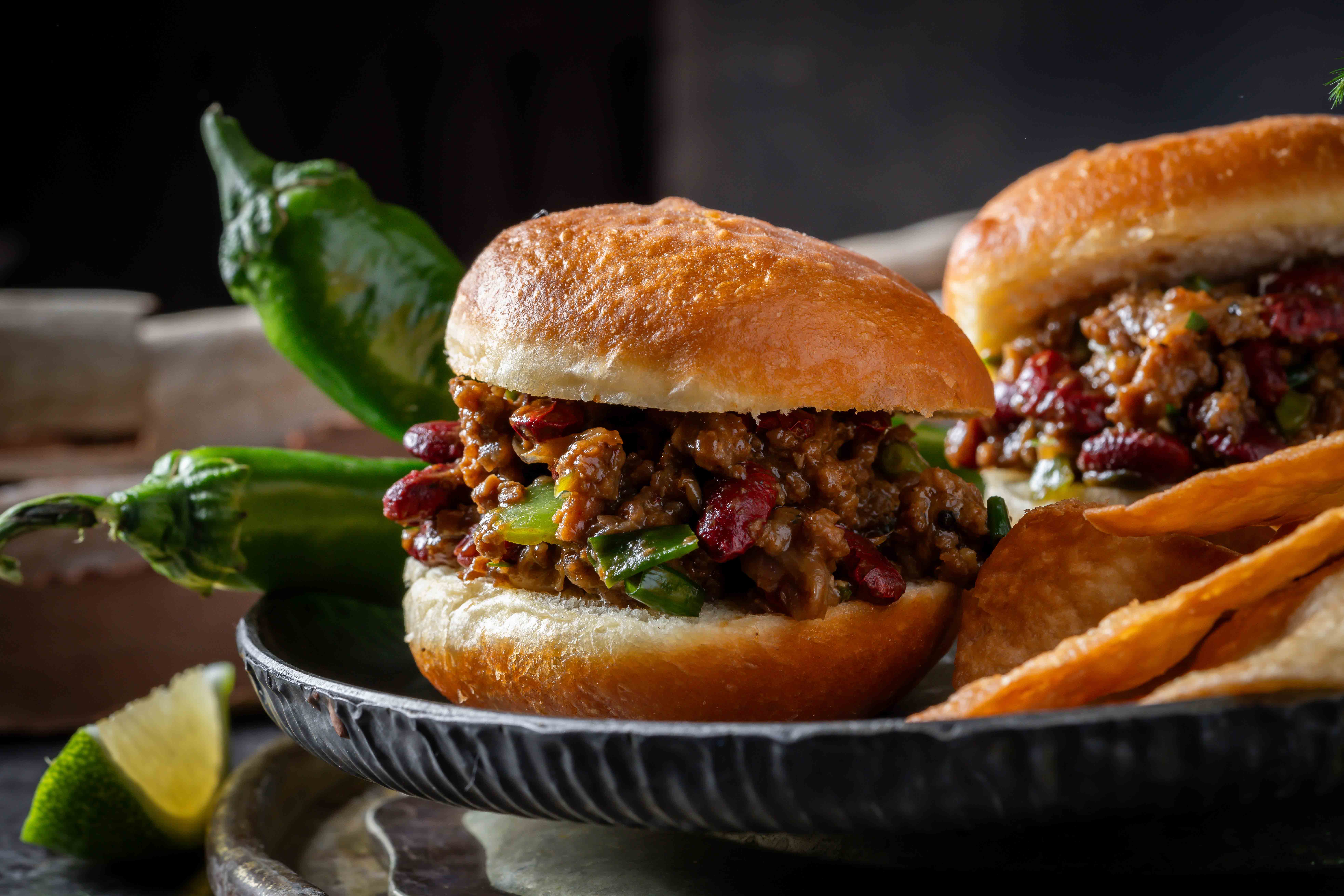 Meat and tacos doughnut