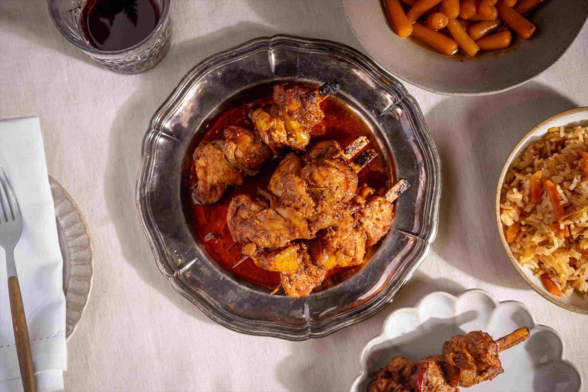 Grilled Chicken Breast Skewers