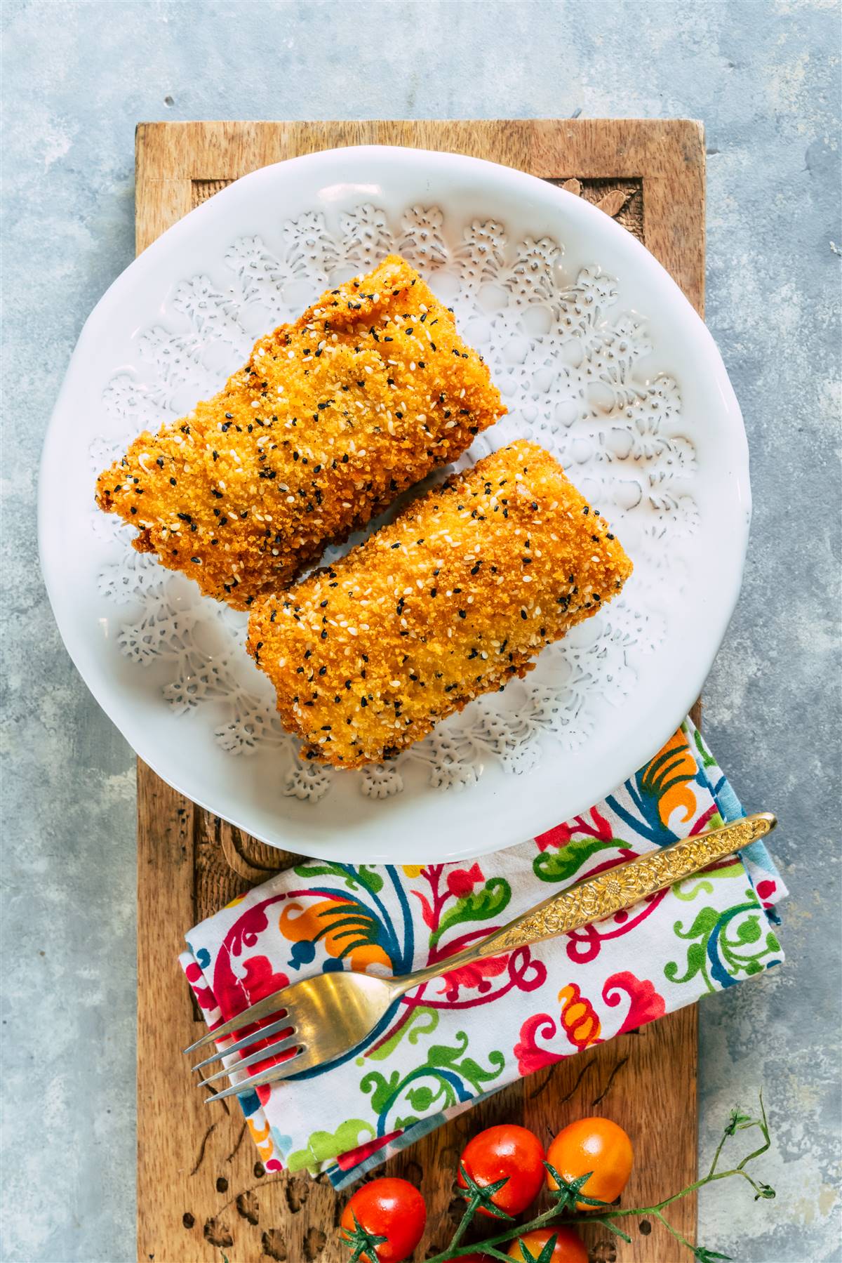 רול עגל קובני בציפוי קריספי