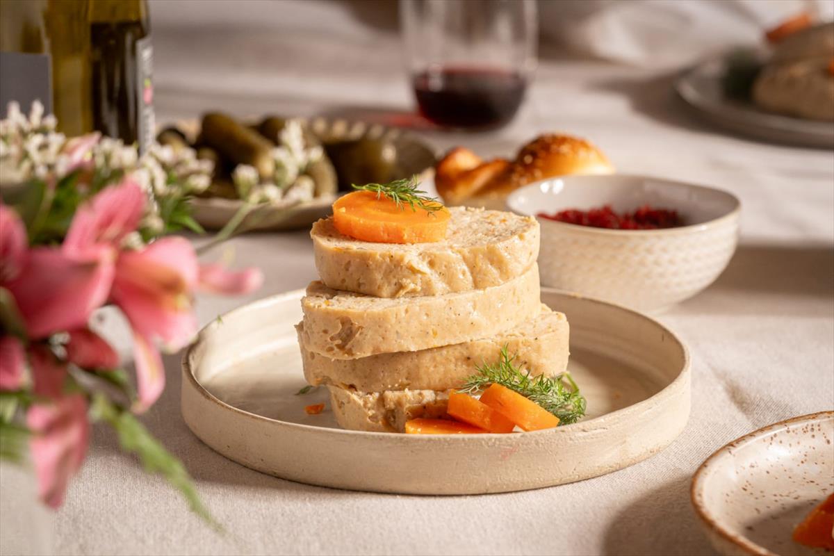 Slice of American-Style Gefilte Fish