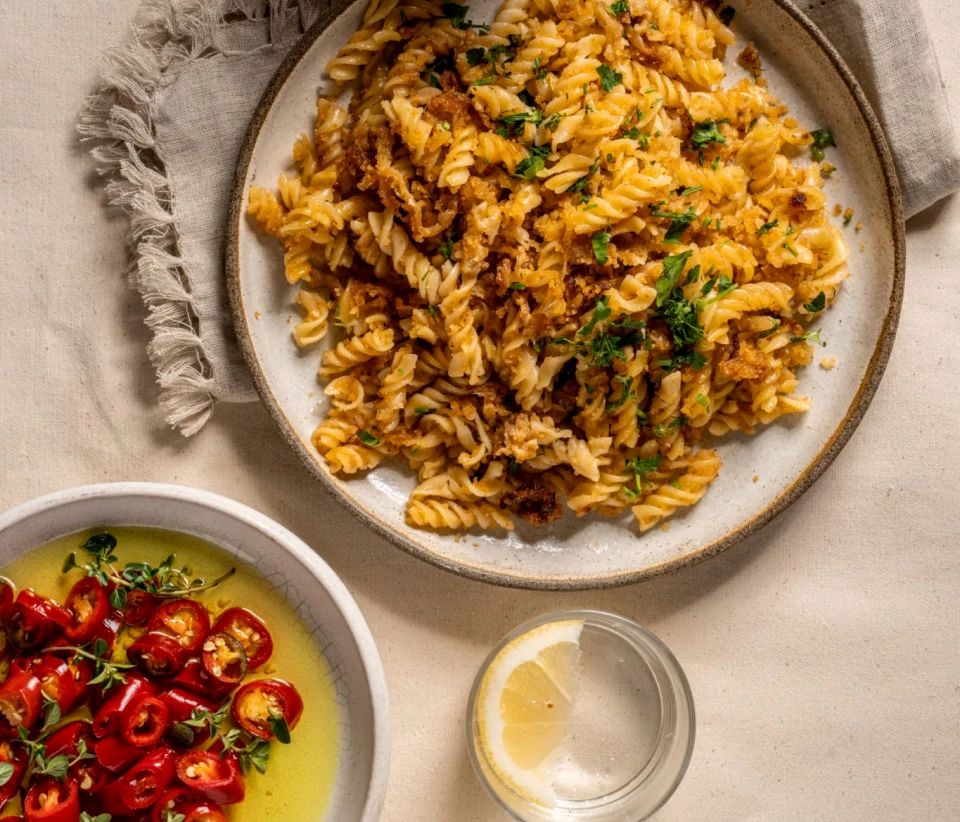 Stir-Fried Pasta with Vegetables