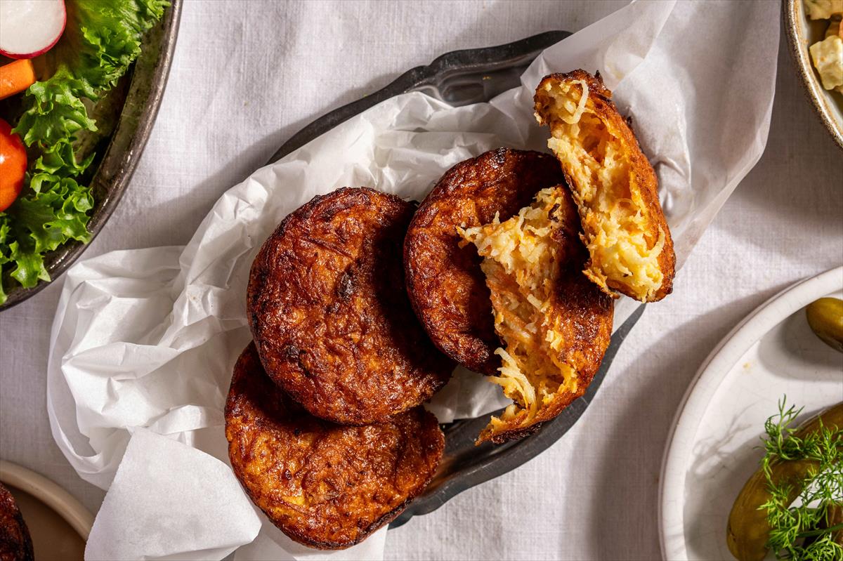 Potato & Carrot Latkes