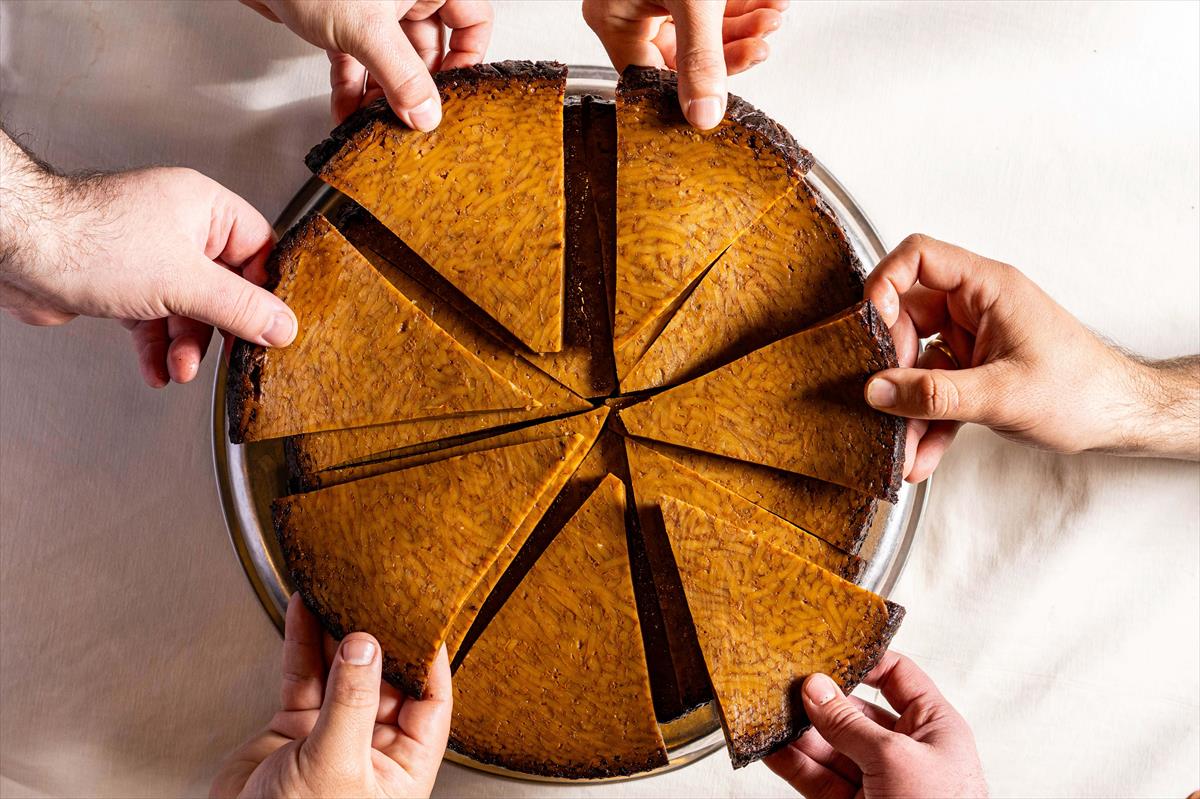 Slice of Yerushalmi Kugel