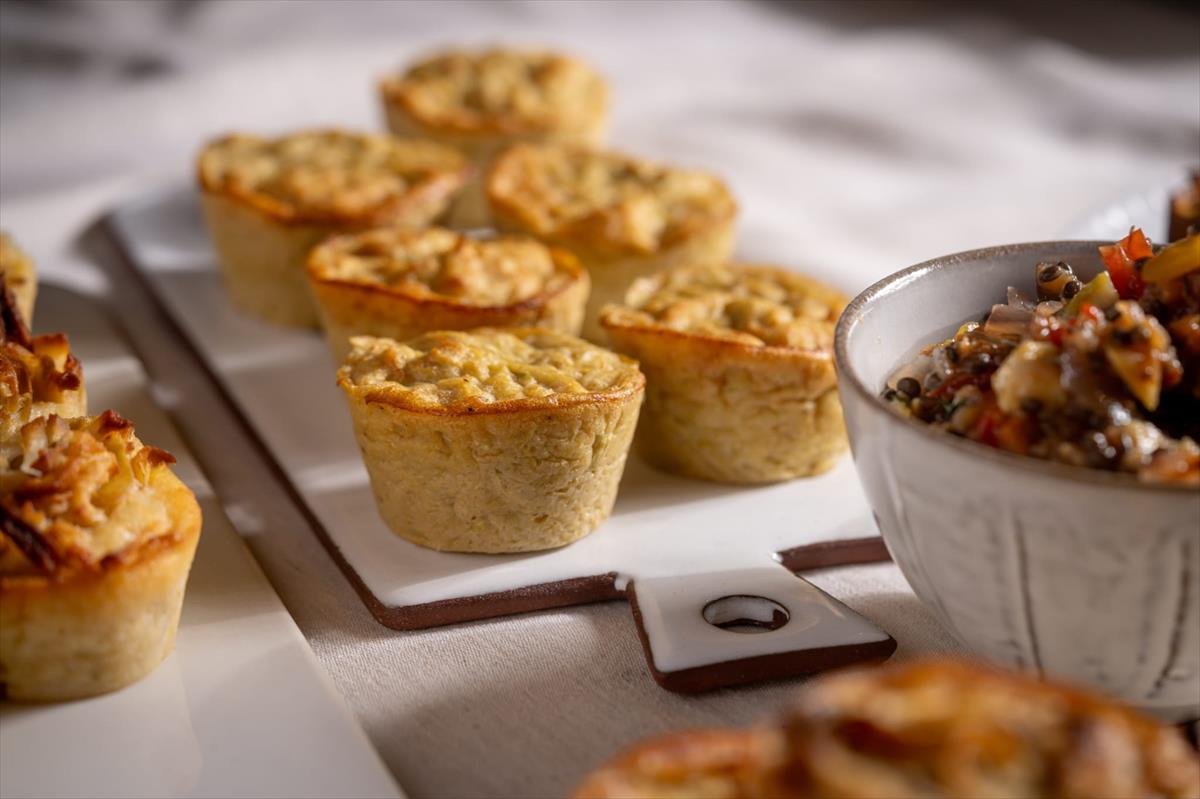 Individual Zucchini Quiche