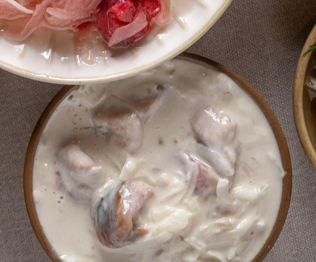 American-Style Pickled Matias with Mayonnaise