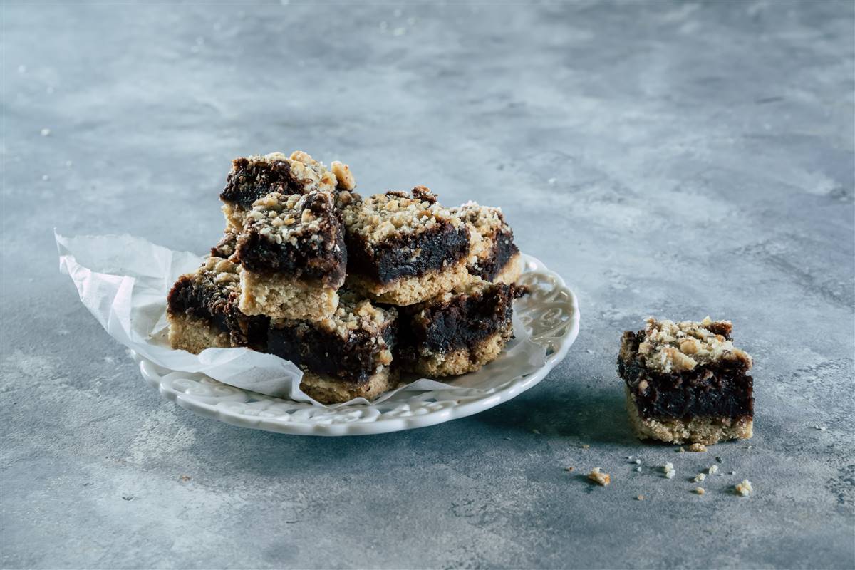 Chocolate-Rum Pastry Squares