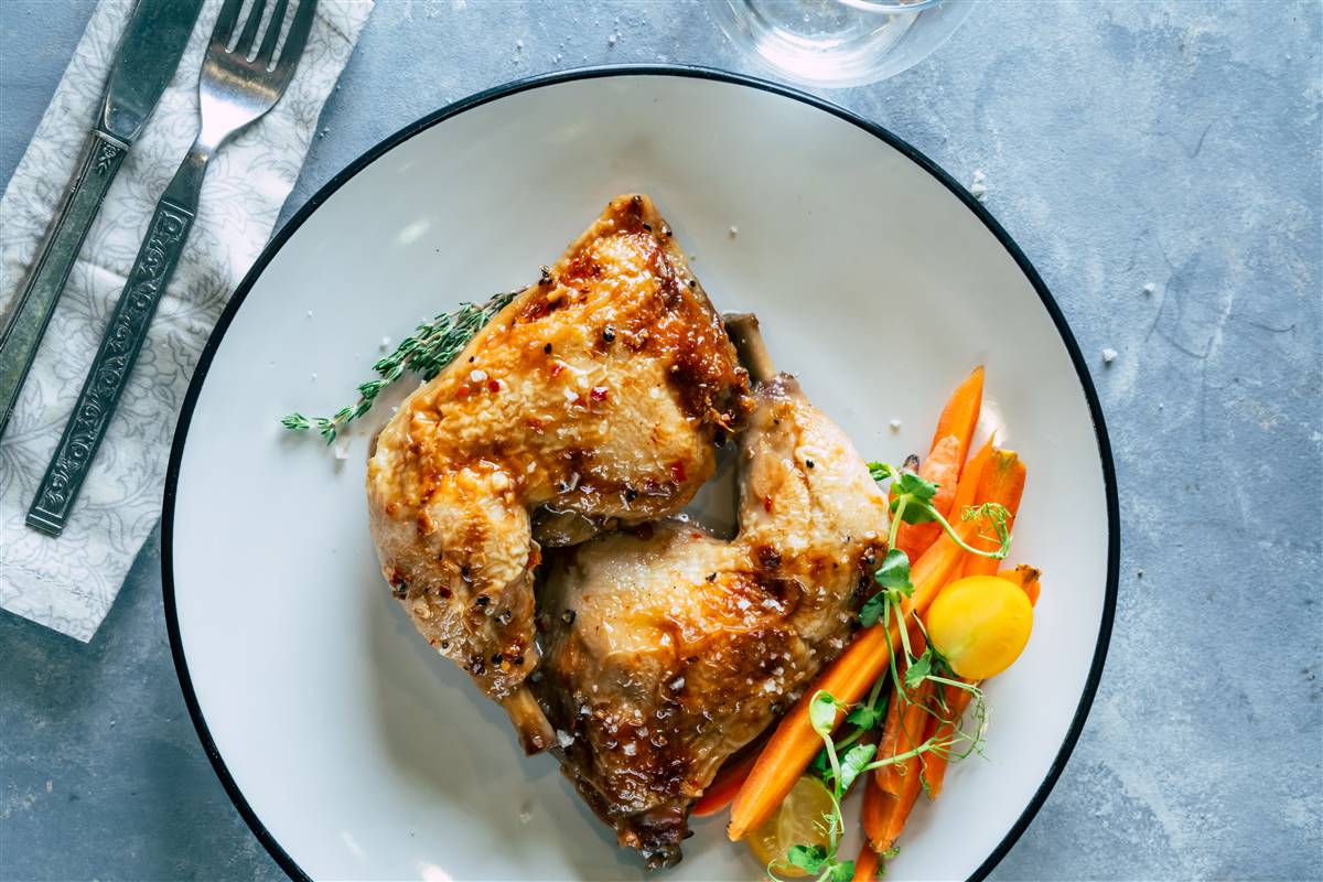 כרעים עוף בשום ודבש