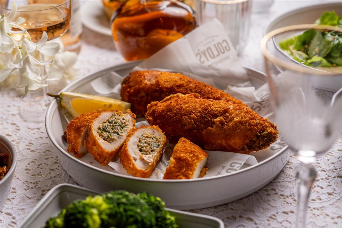 Crispy Stuffed Chicken Breast
