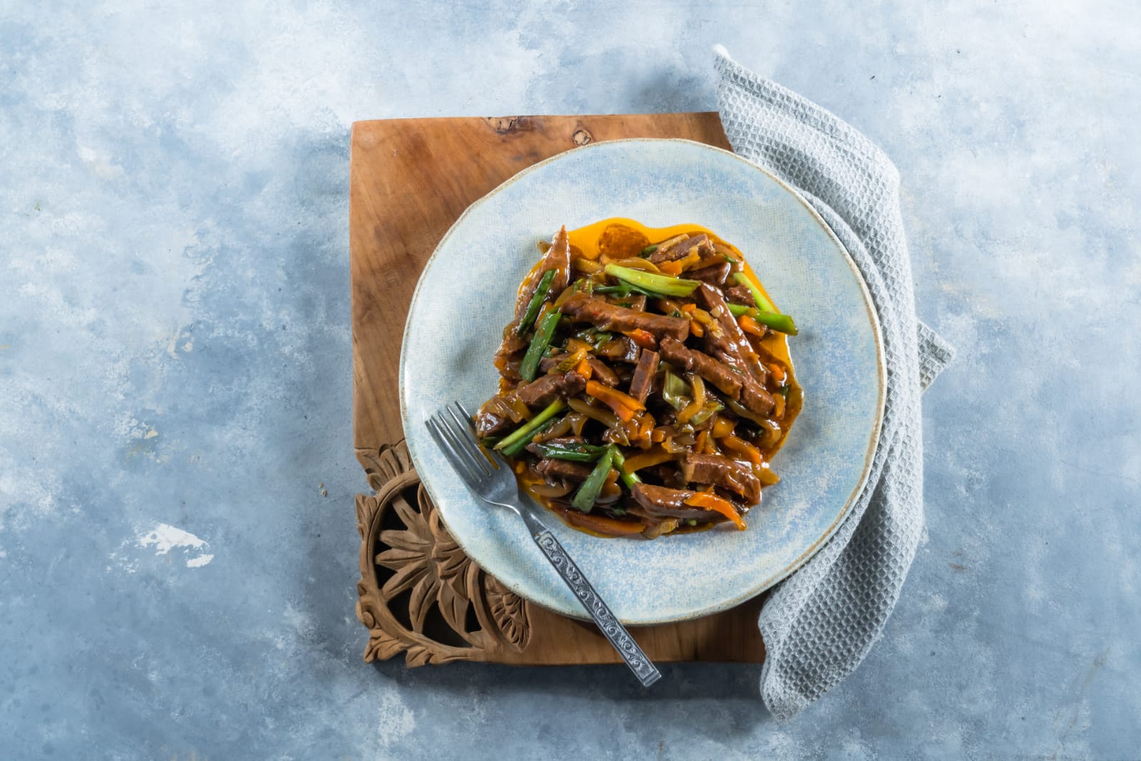 Sichuan-Spiced Beef with Vegetables