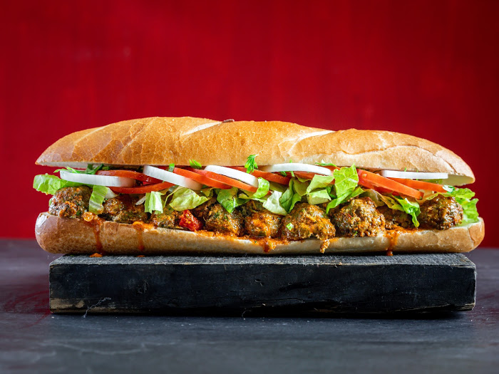 Spicy Meatball Sandwich