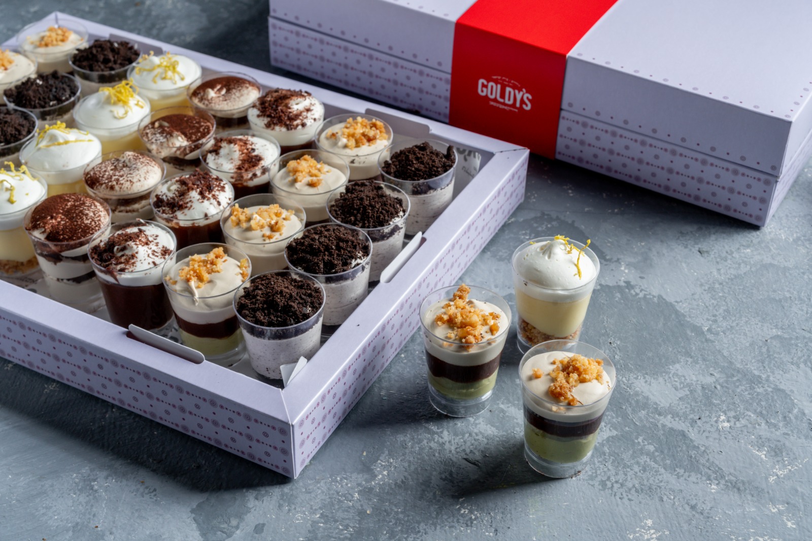 Mini Mousse Cups Platter