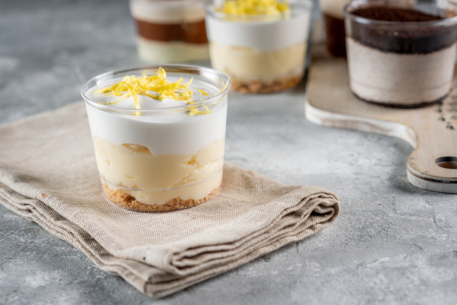 Individual Lemon Cream Mousse