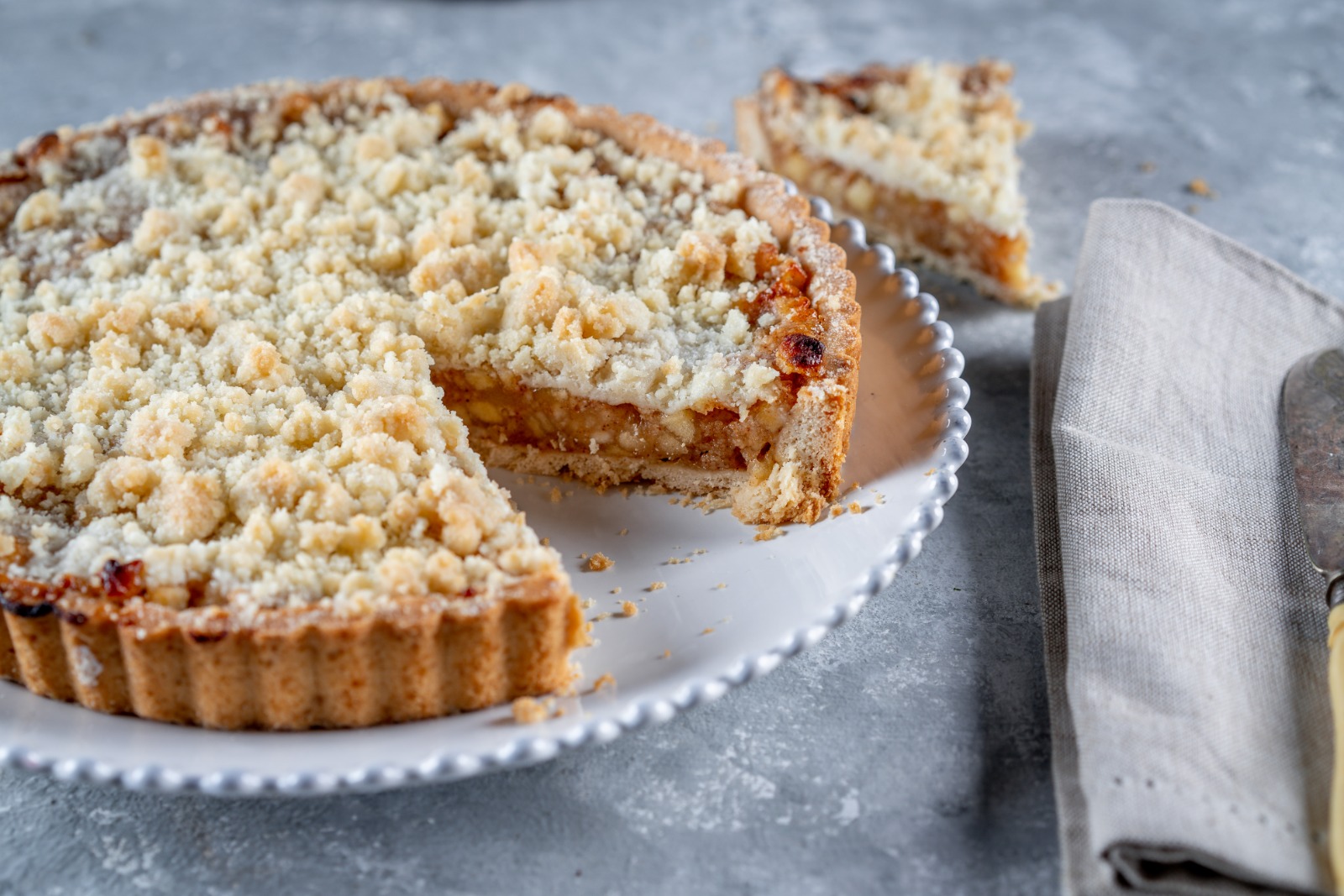 טארט תפוחי עץ גדול