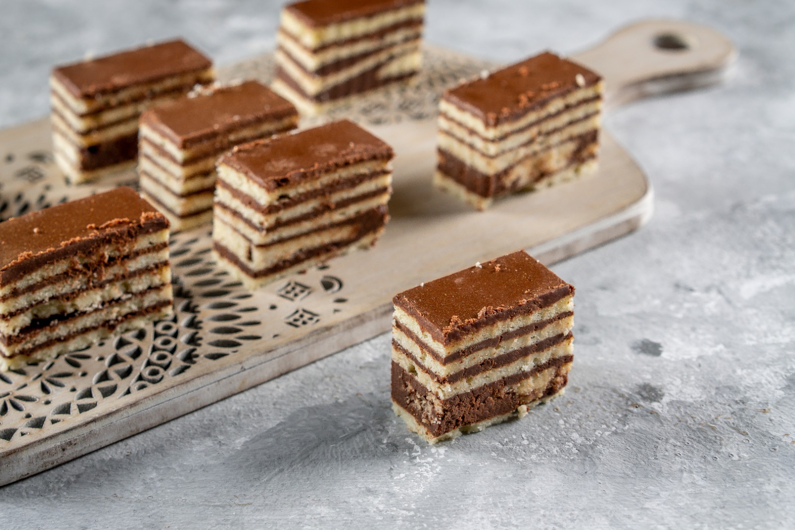 Dobos Cake Squares