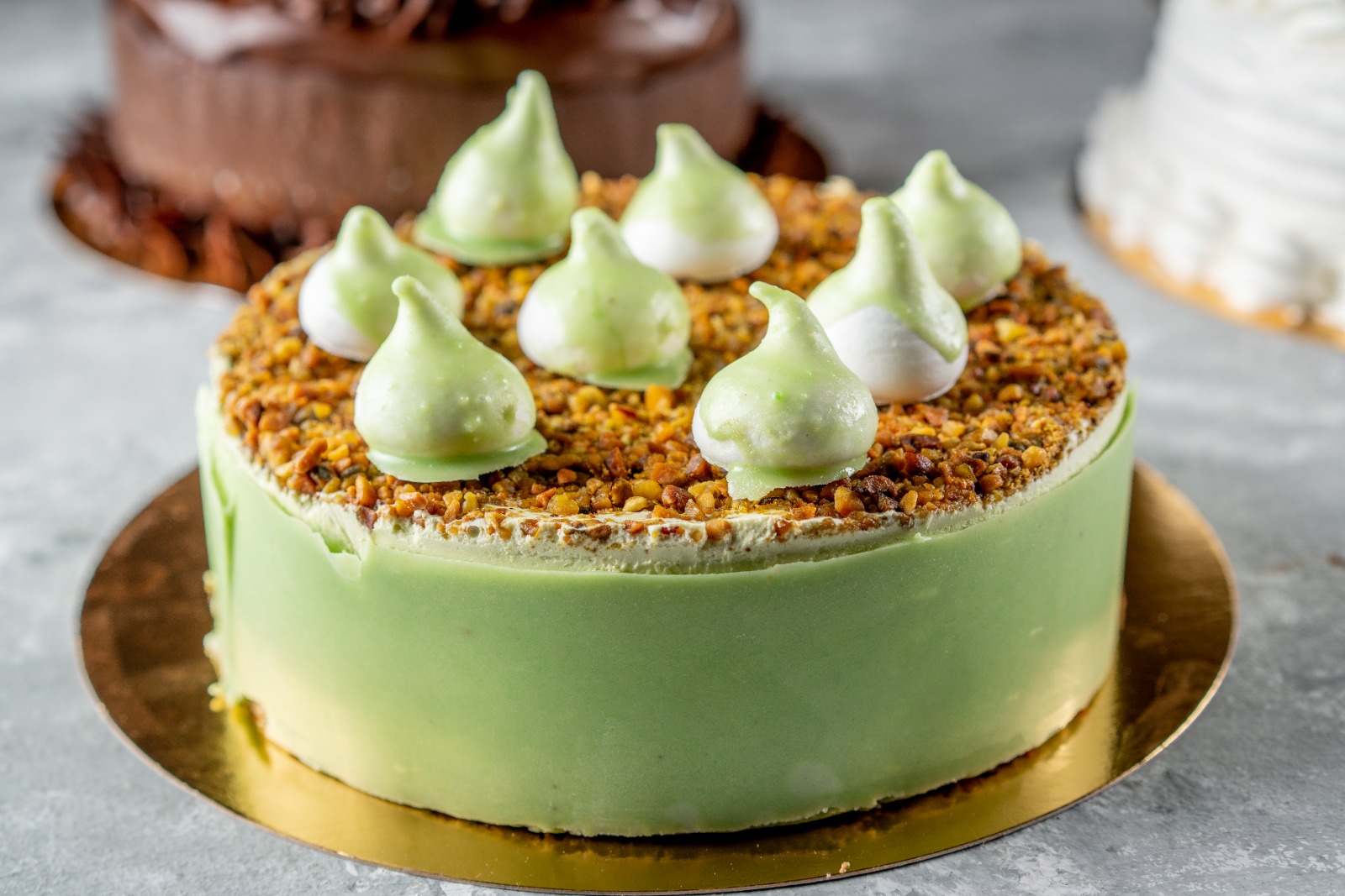 עוגת מוס פיסטוק חגיגית