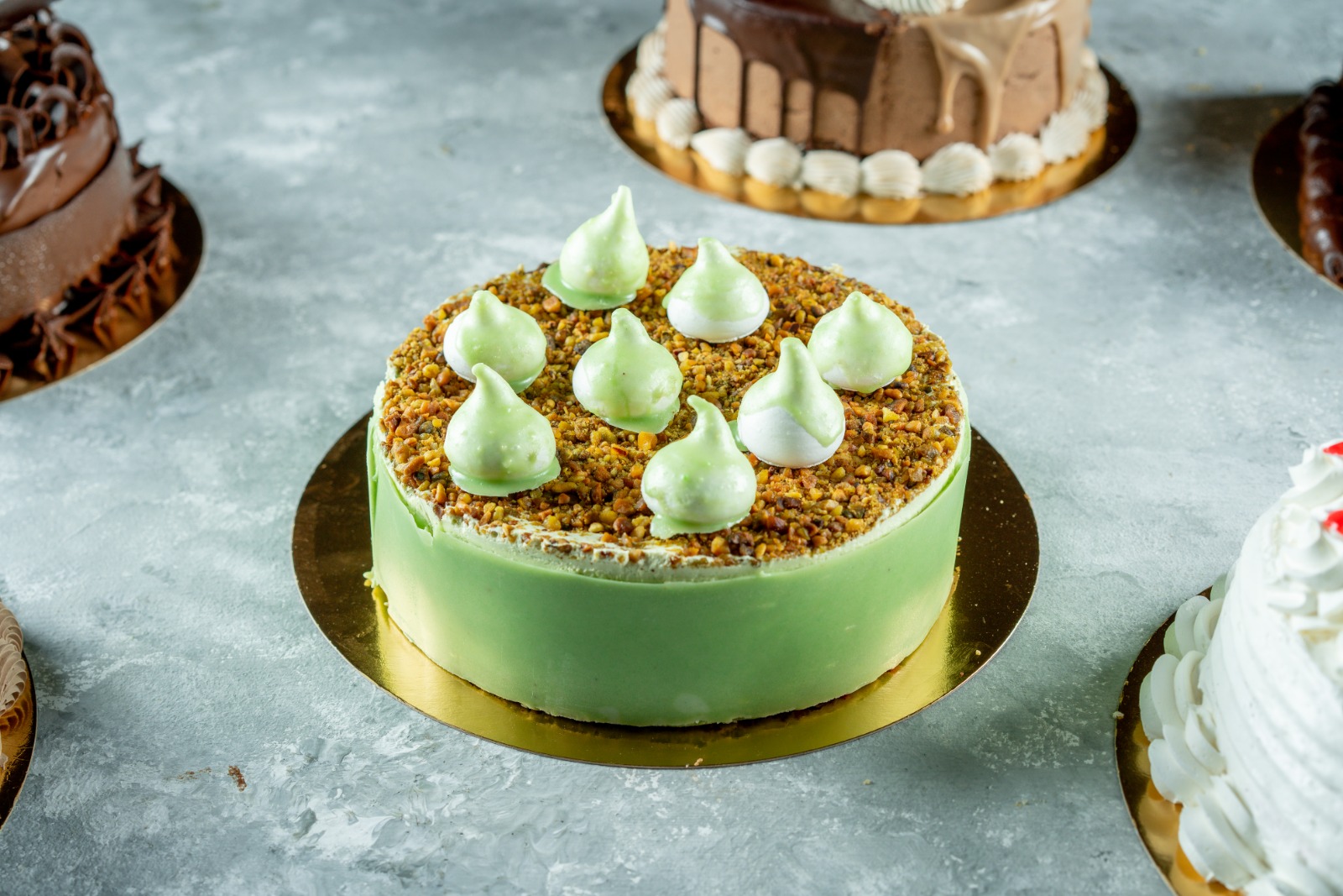 Pistachio Mousse Cake