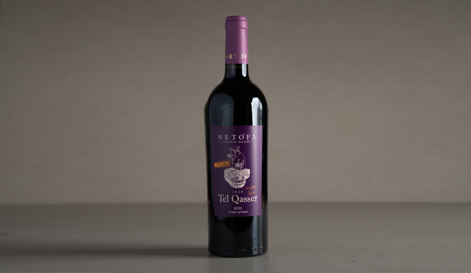 יין אדום נטופה "תל קאסר" מורוודר & סירה 2020