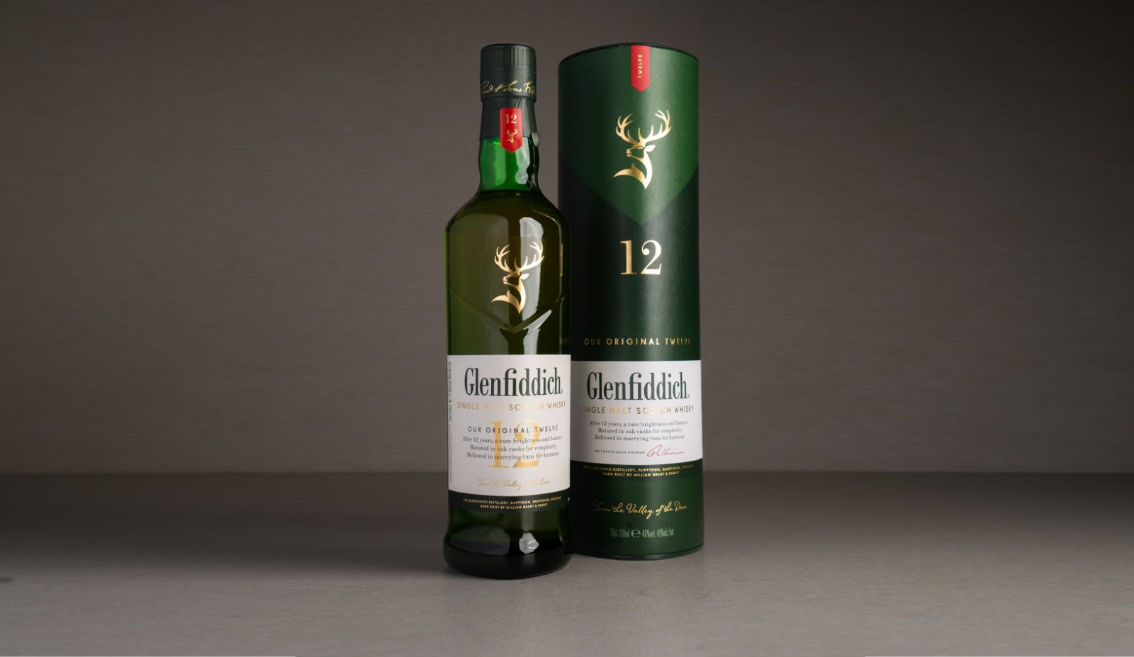 Glenfiddich 12 Years Whisky Green Casing