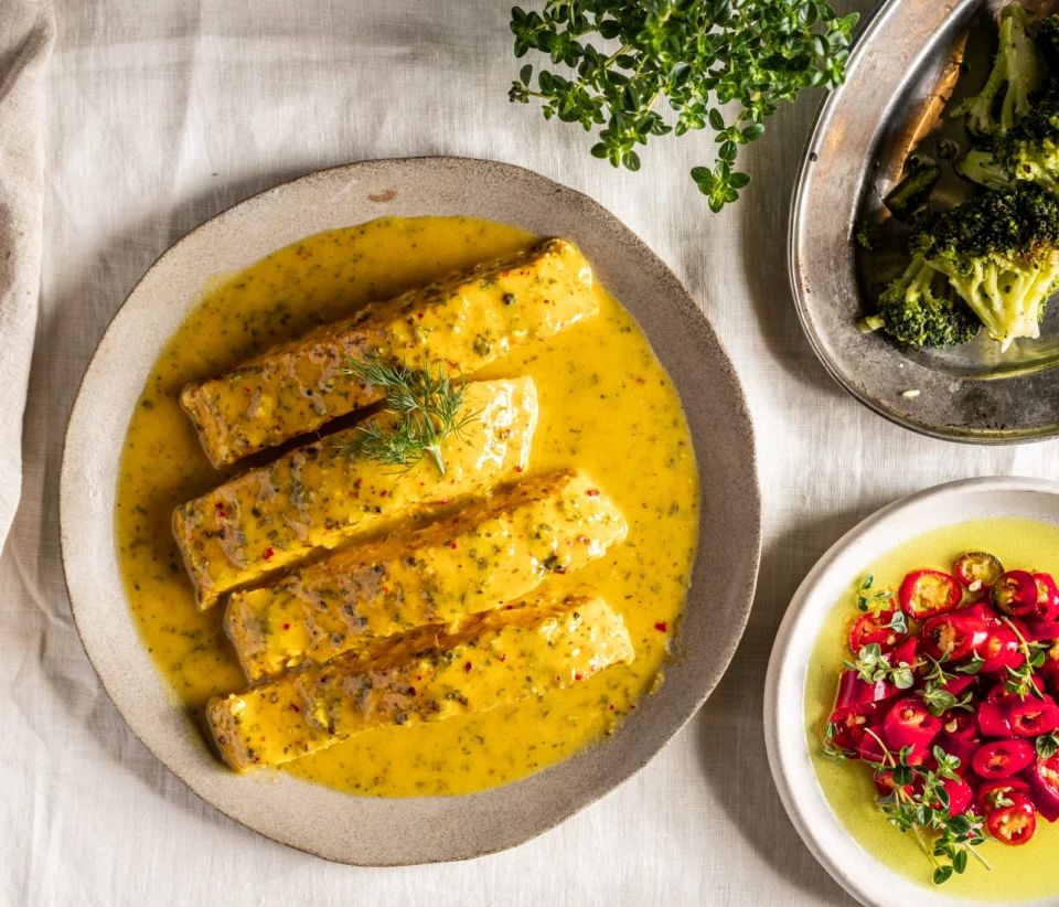 Salmon Fillet with Dijon Mustard and Honey