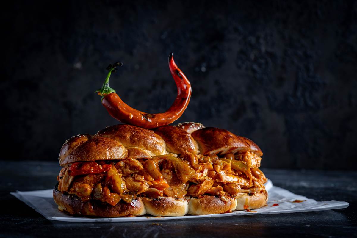 Salmon Chraime Sandwich