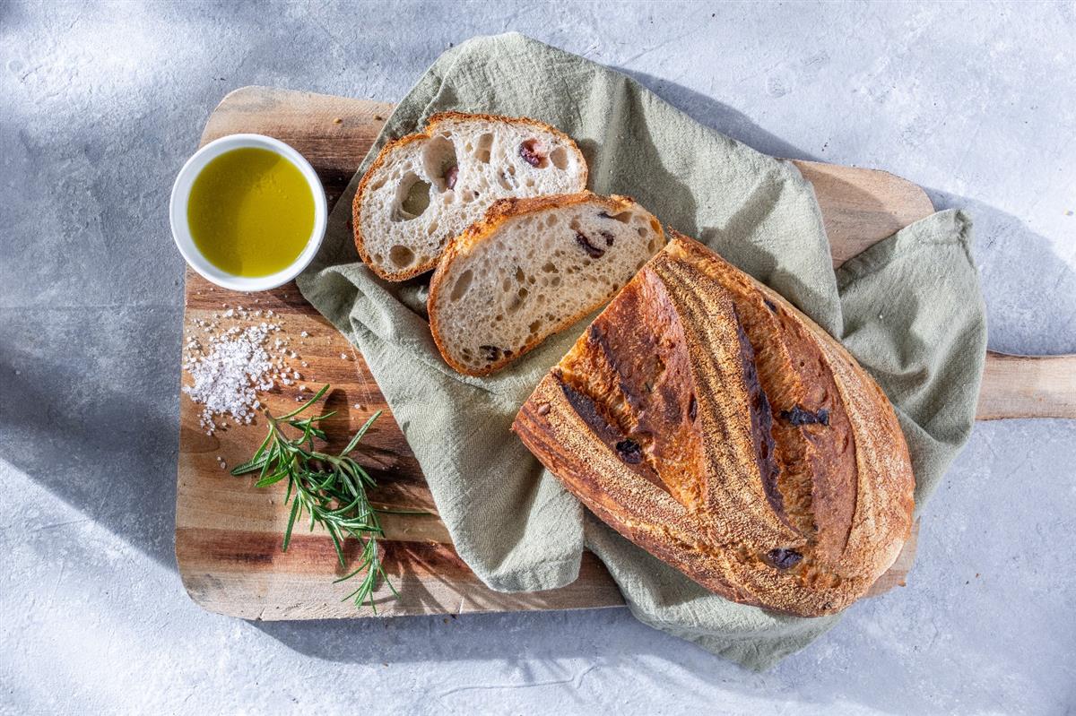 Rustic Kalamata Olive Bread